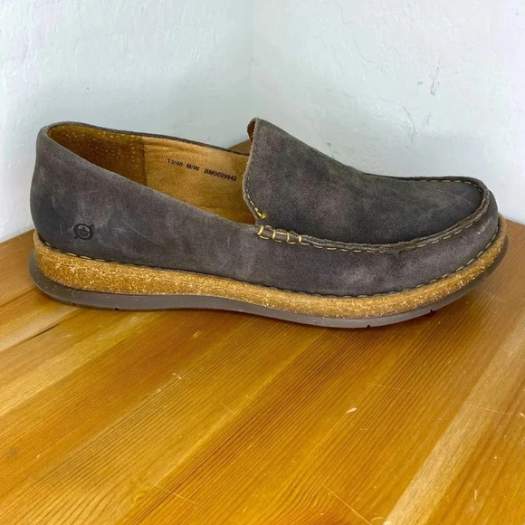 NEW BORN BAYLOR Brown Suede Slip On Loafer Men’s Size 13 main image 5